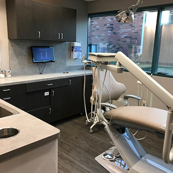 Dental exam room