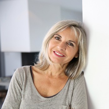 smiling mature woman