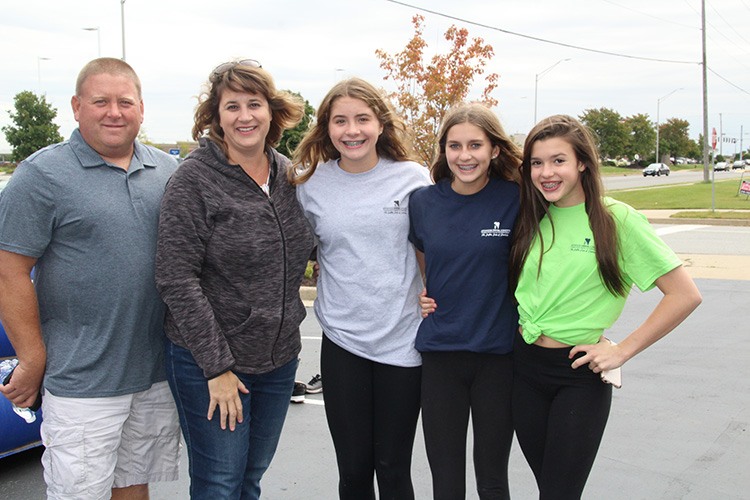 family smiling