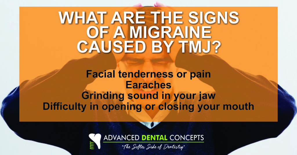 Migraine Headaches caused by TMJ